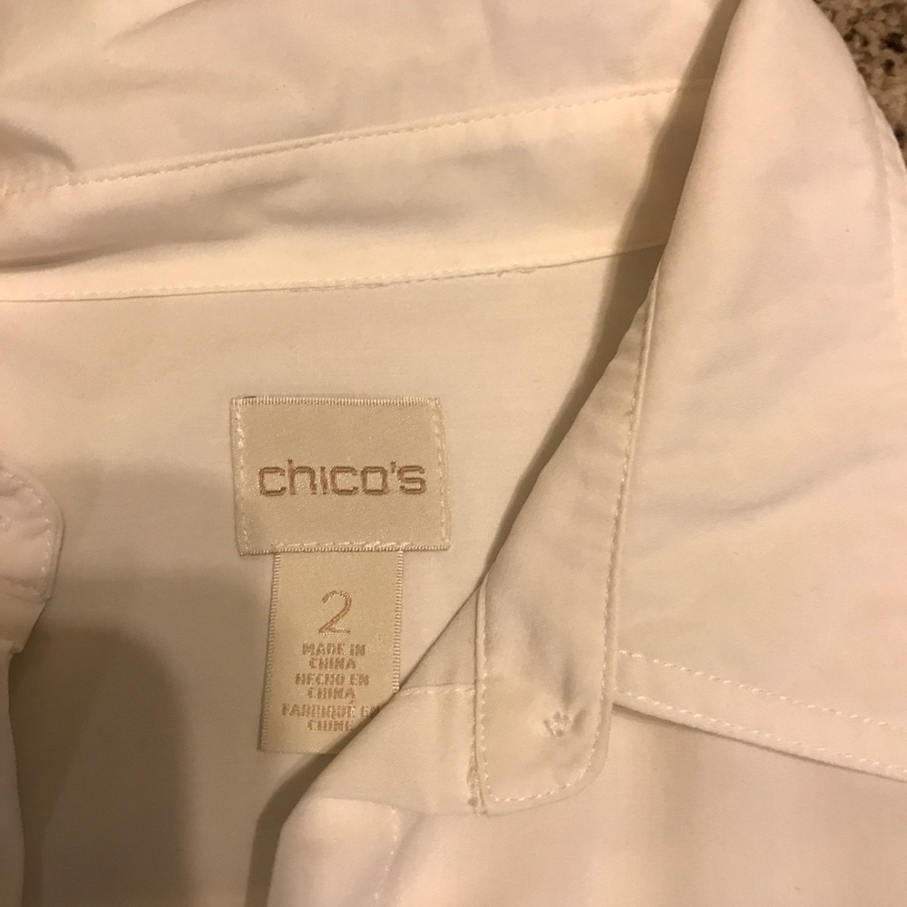 Polyester Button Down Top - image 2